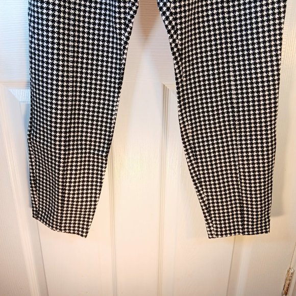 Old Navy NWT Maternity Houndstooth Dress Pants Black White Women's Size XL - Picture 7 of 16